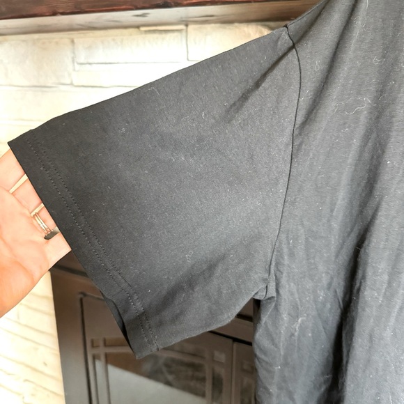 YTD Stand Collar Zipper Short Sleeve Shirt - Picture 4 of 7